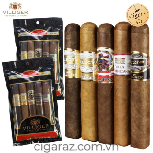 Villiger Greatest Hits Toro Sampler Pack 6" x 50 (Gói 5 điếu)