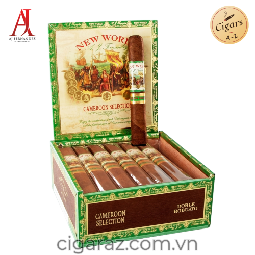 AJ Fernandez New World Cameroon Double Robusto 5"1/2 x 54 (Box 20 điếu)